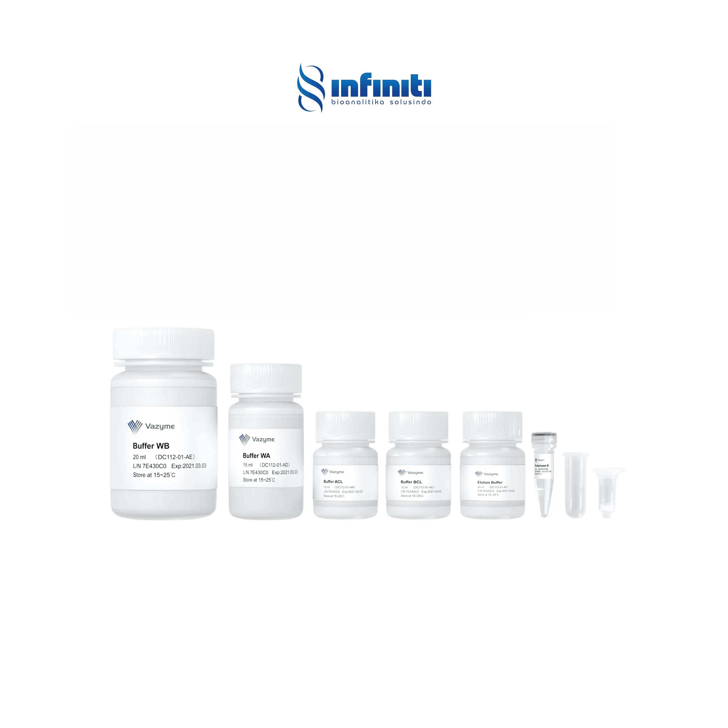 Reagent - DNA extraction FastPure Blood/Cell/Tissue/Bacteria DNA Isolation Mini Kit